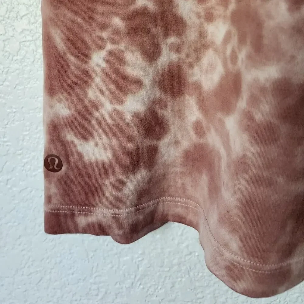Lululemon All Yours Tank Tie Dye Marmoleado Tie Dye Ancient Copper Pima Cotton